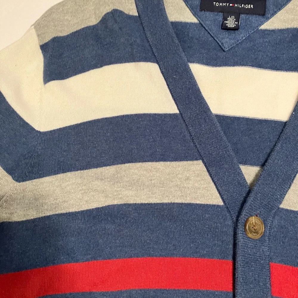Tommy Hilfiger Colorblock Cardigan Sz L